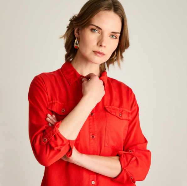 BLUSA CAMISERA DE LYOCELL