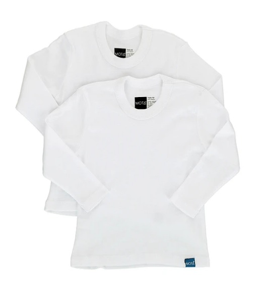 CAMISETA MANGA LARGA PACK 2 ALGODÓN